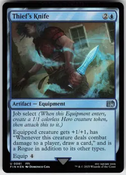 MTG Thief's Knife 81 FINAL FANTASY U Foil NM - Image 1