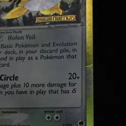 POKEMON AMPHAROS DELTA SPECIES HOLO RARE REVERSE HOLO 1/101 DRAGON FRONTIERS 12… - Image 5