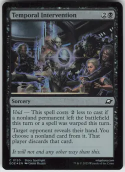 MTG Temporal Intervention 120 Edge of Eternities C Foil NM - Image 1