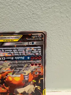 Pokemon Reshiram & Charizard GX TAG TEAM Black Star Promo SM201 Full Art LP - Image 5