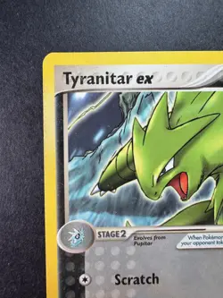 2004 Pokemon Tyranitar EX 17/17 Non-Holo Pop Series 1 - Image 2