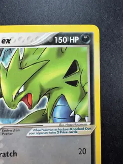 2004 Pokemon Tyranitar EX 17/17 Non-Holo Pop Series 1 - Image 3