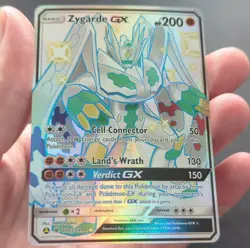 (LP) Pokemon Zygarde GX Shiny Holo Rare; Hidden Fates Full Art SV65/SV94 - Image 4