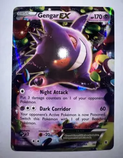 Pokemon Gengar EX 34/119 XY Phantom forces gradable contender - Image 1