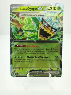Pokemon Teal Mask Ogerpon ex 012/131 Prismatic Evolutions English LP - Image 1