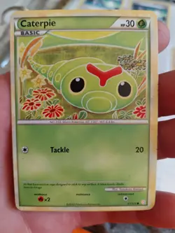 Pokemon Tcg Caterpie #57 Pokemon HeartGold & SoulSilver MP - Image 1