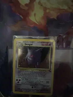 Pokemon Gengar TCG Fossil Holo Unlimited Rare - Image 1