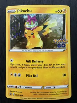 Pikachu SWSH234 Cosmo Holo Promo Sword & Shield Promo Pokemon Near Mint #SWSH23 - Image 1