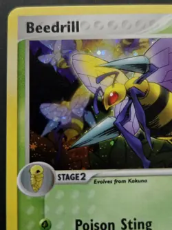 Pokemon TCG: EX FireRed & LeafGreen - Beedrill (1/112) Holo Rare LP - Image 2
