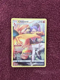 Pokemon Lost Origin Trainer Gallery Charizard TG03/TG30 Illustration Rare Holo - Image 1