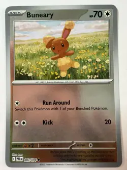 Me02: Phantasmal Flames Pokemon TCG Buneary Reverse Holo 083/094 - Image 1