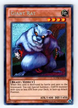 Yugioh Giant Rat LCYW-EN232 Secret Rare - NM 💎 - Image 1