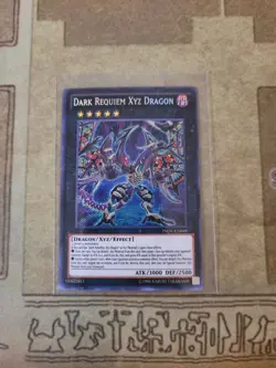 YUGIOH DARK REQUIEM XYZ DRAGON INOV-EN049 SECRET UNLIMITED ED NM - Image 1