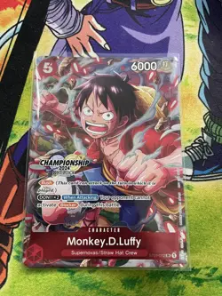 One Piece TCG - Promo - Monkey.D.Luffy ST01-012 Championship 2024 - English - Image 1