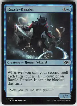 MTG Razzle-Dazzler 63 Outlaws of Thunder Junction C Foil NM - Image 1