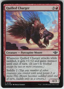 MTG Quilled Charger 139 Outlaws of Thunder Junction C Foil NM - Image 1