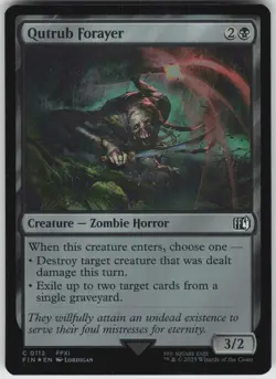 MTG Qutrub Forayer 112 FINAL FANTASY C Foil NM - Image 1