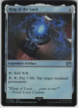 MTG Ring of the Lucii 269 FINAL FANTASY U Foil NM - Image 1