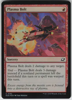MTG Plasma Bolt 152 Edge of Eternities C Foil NM - Image 1