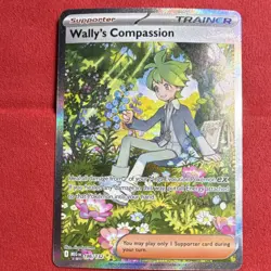 Pokemon Wally's Compassion Me01: Mega Evolution Full Art SIR Holo 186/132 - Image 1