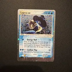 Lapras ex 110 HP Ultra Rare Holo EX Ruby & Sapphire 99/109 Pokemon SWIRL! - Image 1