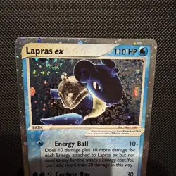 Lapras ex 110 HP Ultra Rare Holo EX Ruby & Sapphire 99/109 Pokemon SWIRL! - Image 2