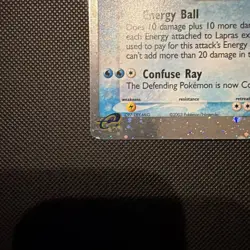 Lapras ex 110 HP Ultra Rare Holo EX Ruby & Sapphire 99/109 Pokemon SWIRL! - Image 5