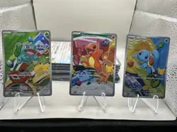 Pokemon TCG First Partner Illustration Collection Series 1 Kanto GEN 1 Starters - Image 1