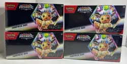 (LOT OF 4) SEALED Pokemon TCG: Prismatic Evolutions Surprise Box SV8.5 BRAND NEW - Image 1
