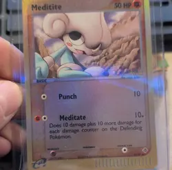 Pokemon Meditite EX Dragon 37/97 Reverse Holo Uncommon Basic 50 HP English - Image 1