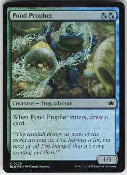 MTG Pond Prophet 229 Bloomburrow C Foil NM - Image 1