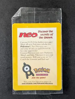 2021 Pokemon SECRETS OF THE UNOWN Neo Discovery Promo Sealed English - Image 1