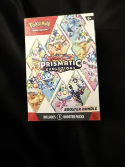 Pokemon Scarlet & Violet Prismatic Evolutions Booster Bundle Box New Sealed - Image 1