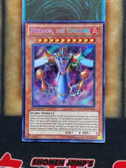 Yugioh Metaion, The Timelord PHSW-EN098 Secret Rare 1st Ed MP - Image 1
