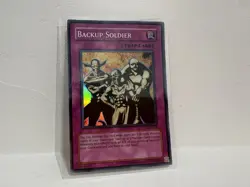 Yugioh TCG Backup Soldier PSV-028 1st Edition Super Rare LP - Image 1