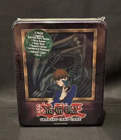 2003 Yugioh Collector Tin Kaiba Blue Eyes White Dragon, F. Sealed &Case Fresh W5 - Image 1