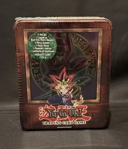2003 Yugioh Collector Tin, Yugi/Dark Magician, MINT!, Fact Sealed &Case Fresh D2 - Image 1