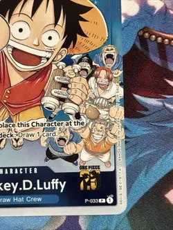 2023 Monkey.D.Luffy P-033 English Event Pack Vol. 2 One Piece Promo - NM- Read - Image 4