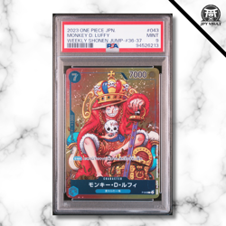 One Piece Japanese - Monkey D. Luffy #043 Weekly Shonen Jump - PSA 9 MINT - Image 1