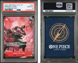 2024 ONE PIECE JAPANESE STARTER DECK ST21-EX GEAR 5 #015 RORONOA ZORO PSA10 - Image 3