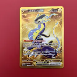 Pokemon TCG Miraidon EX Holo Card Scarlet Violet Base Set 253/198 - Image 1