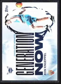 2025-26 TOPPS GENERATION NOW KON KNUEPPEL RC CHARLOTTE HORNETS #GN-4 - Image 1