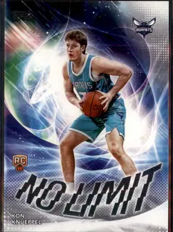 2025-26 Topps Kon Knueppel No Limit Rookie #NL-4 Charlotte Hornets - Image 1