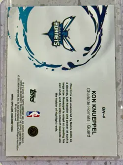 2025 Topps Generation Now Kon Knueppel Rookie Charlotte Hornets GN-4 Holo Foil - Image 2