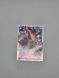 Charlotte Katakuri OP11-067 SR a Fist of Divine Speed One Piece Card English - Image 1