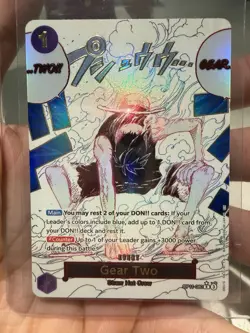 One Piece TCG Gear Two Manga Event OP11-080 Monkey D Luffy PACK FRESH - Image 3