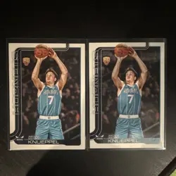 (2) Topps Flagship Kon Knueppel Rookie Charlotte Hornets #204 Basketball - Image 1