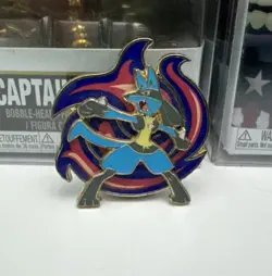Pokemon Lucario VSTAR Premium Collection Box Enamel Pin — TCG Collector Item - Image 1