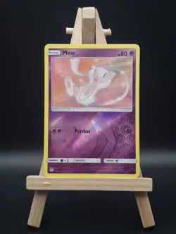 Pokemon TCG Mew Hidden Fates 32/68 Reverse Holo Rare LP - Image 1