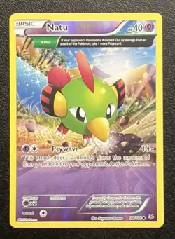 Natu (Delta) 28/108 XY - Roaring Skies Reverse Holo Pokemon Card NM - Image 1